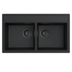 Granitna sudopera MILO METRO 76x44 Lava stone sa sifonom dupla