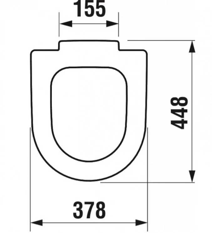 Wc daska za osobe sa posebnim potrebama Jika DEEP - Slika 2