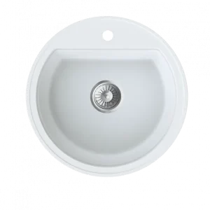 Granitna sudopera MILO ESSENCE O51 Magnesia white sa sifonom
