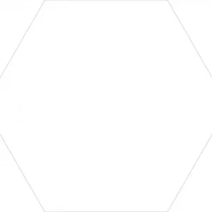 WHITE hexagon 22.5x25.9 872 D (P)