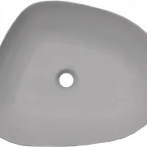 Lavabo COPEN nadgradni 580x470x140 asimetrični matt gray
