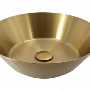 Metalni lavabo COPEN nadgradni 400x125mm brušeni mesing