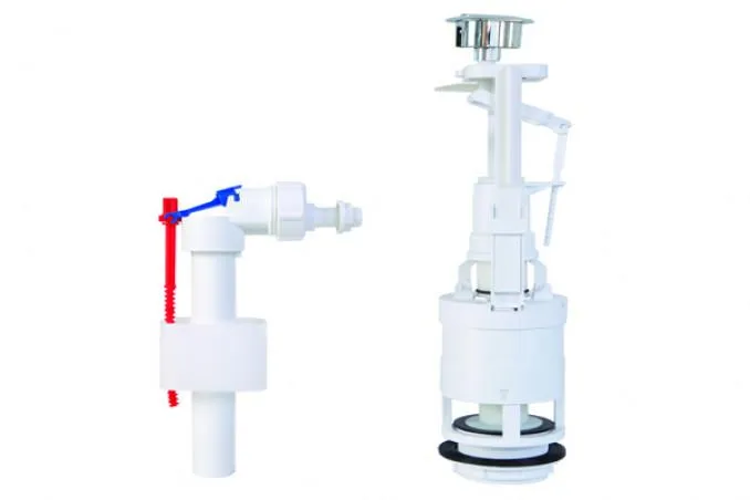 Set STYRON za vodokotlić monobloka horizontalni plovak 3/8-1/2 sa duplim tasterom 3/6l