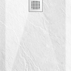 Tuš kadica COPEN SLATE WHITE 1000x700x25 sa S/S white rešetkom