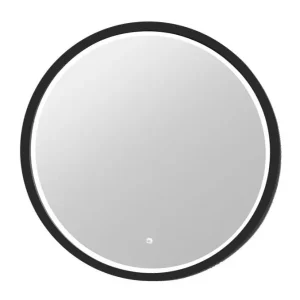 Ogledalo COPEN fi600 sa alu ramom 56.5mm LED matt black