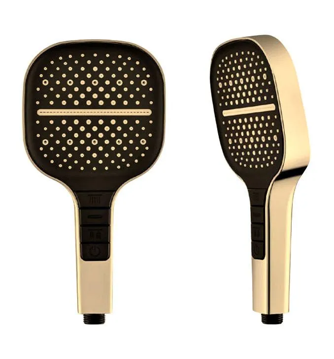 Tuš ručica COPEN 3F 130mm black/gold - Slika 2