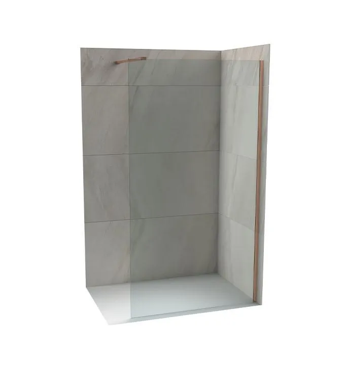 Walk-in COPEN MONTE 1100x2000 8mm staklo. rose gold