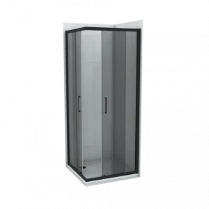 Tuš kabina COPEN ATLAS BLACK 90x90x195cm staklo 6mm tonirano staklo