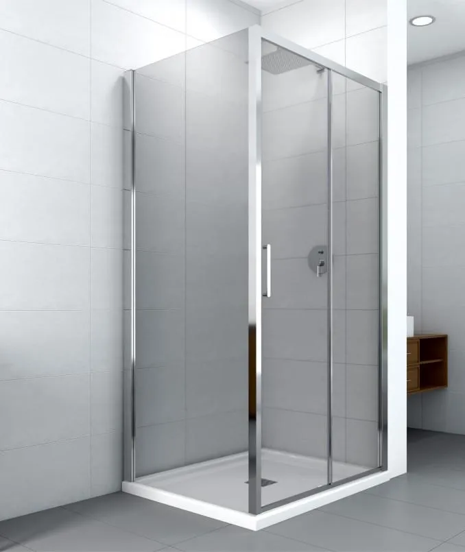 Stakleni paravan COPEN ATLAS 110x195cm staklo 6mm providno - Slika 3
