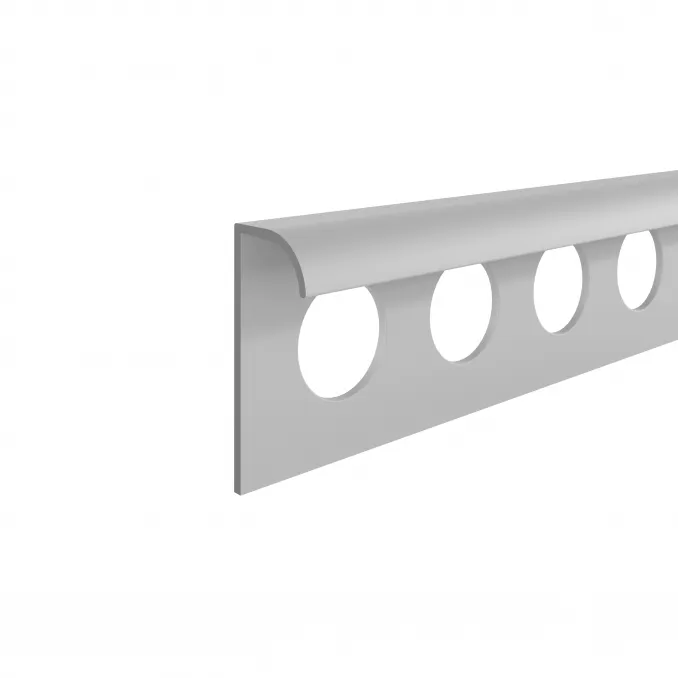 Al-lajsne spoljna obla 8mm. silver mat. 2.7m