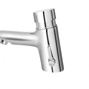 Baterija za lavabo MINOTTI potisna ravni izliv T/H
