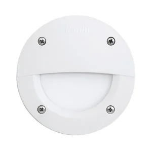 Zidna ugradna lampa LETI 100-ROUND-EL WH