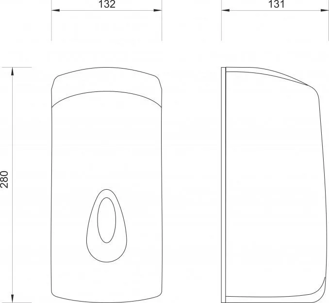 Dozer sapuna senzorski PROCLEAN TRICK ABS 1000ml beli sjaj - Slika 2